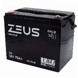 Аккумулятор ZEUS ZG-75-12 GEL (12V75Ah) универсальный Фото 1