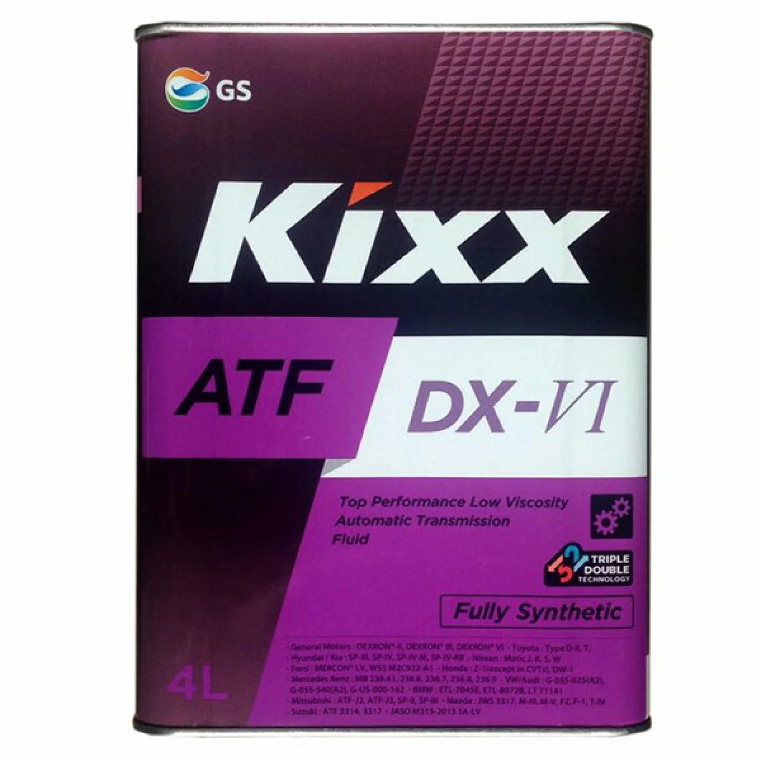 Масло трансмиссионное KIXX ATF DX-VI, 4л Фото 1