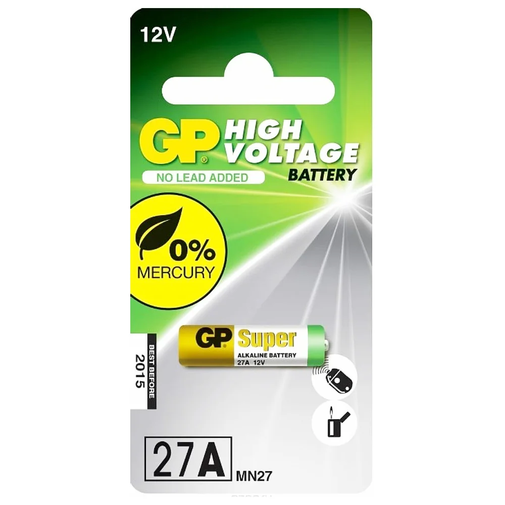 Батарейка GP High Voltage A27 12V BL*1