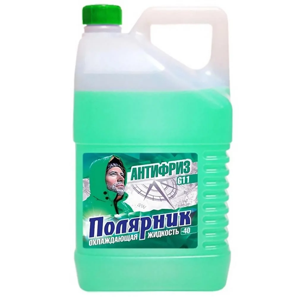 Антифриз ПОЛЯРНИК G11 зеленый, 10кг Фото 1