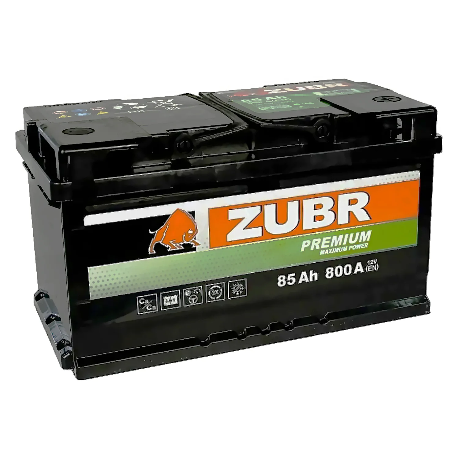 Аккумулятор ZUBR Premium LB 85 Ач о.п. Фото 1