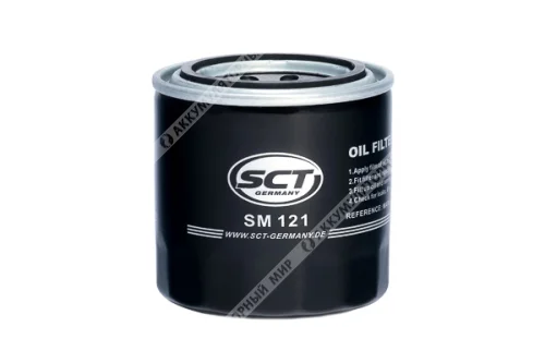 Фильтр масляный SCT SM121 (W811/80, GB-1156, LC-331) HYUNDAI / KIA Фото 1