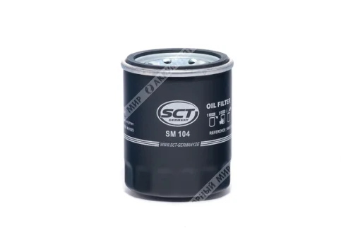 Фильтр масляный SCT SM104 (W610/3, GB-1072, LC-414) MITSUBISHI / HAVAL / JAC Фото 1