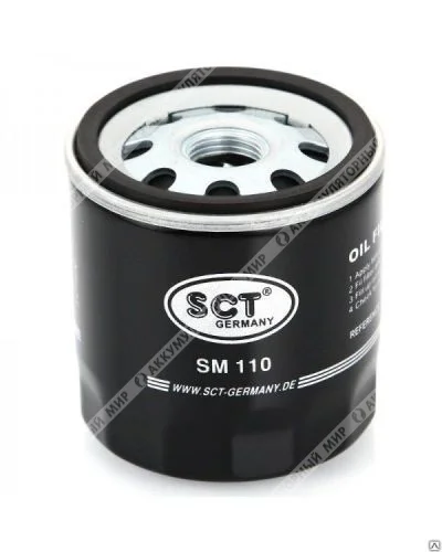 Фильтр масляный SCT SM110 (W7008, GB-1201, LC-1610)  FORD / VOLVO Фото 1