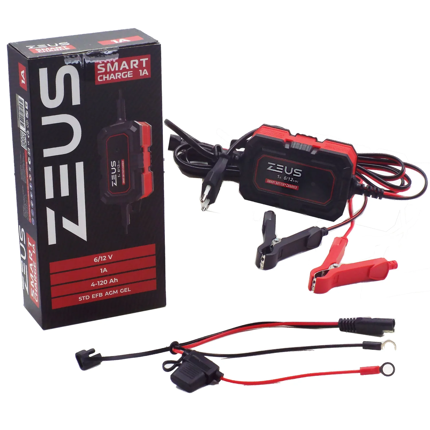 Зарядное устройство ZEUS SMART CHARGE 1А