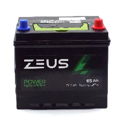 Аккумулятор ZEUS POWER Asia 75D23L 65 Ач о.п. Фото 1