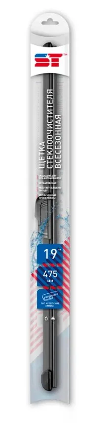 Щетка стеклоочистителя бескаркасная ST 19