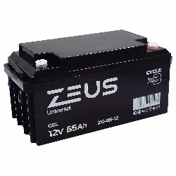 Аккумулятор ZEUS ZG-65-12 GEL (12V65Ah) универсальный Фото 1