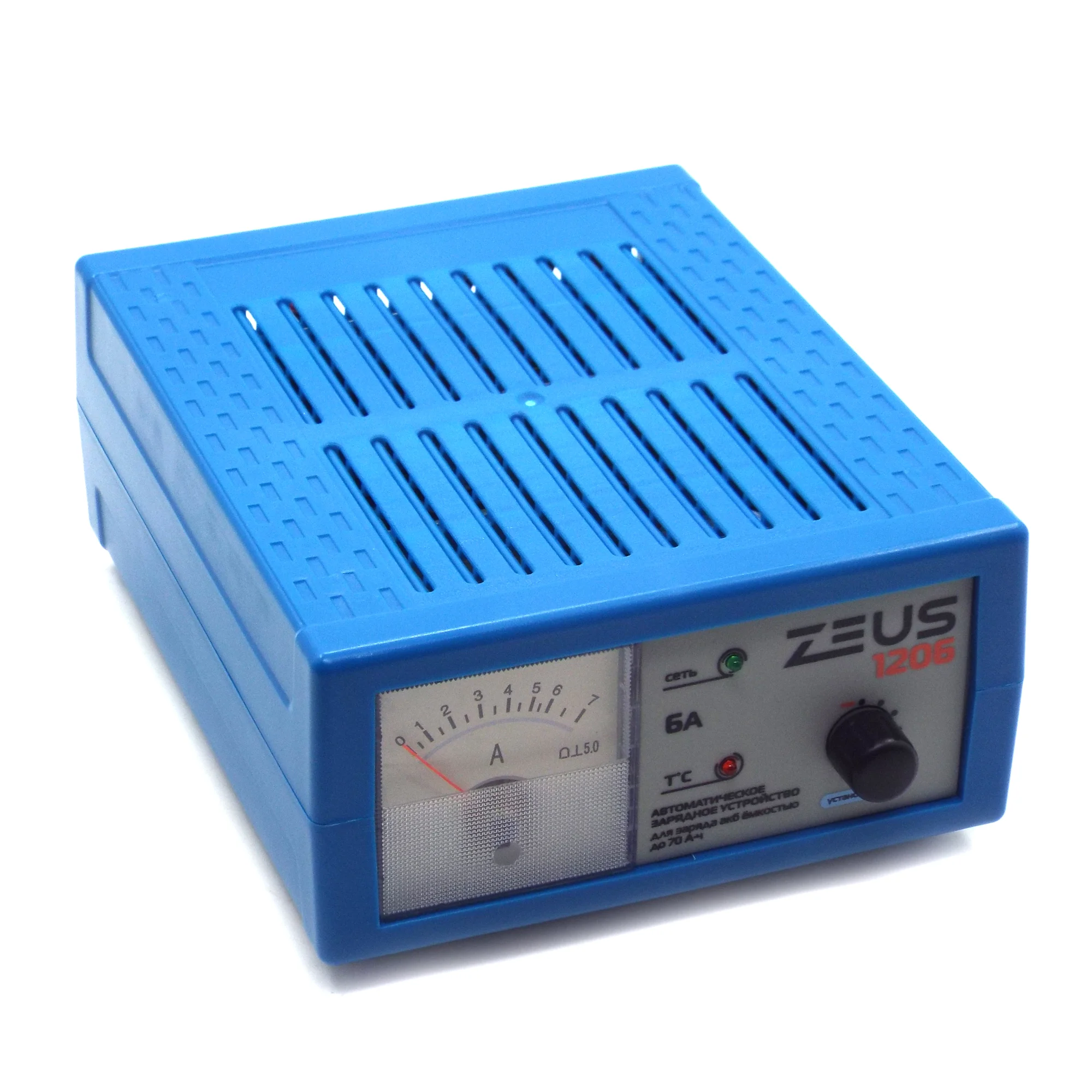 Зарядное устройство ZEUS 1206 12В 6А (автомат.) Фото 1