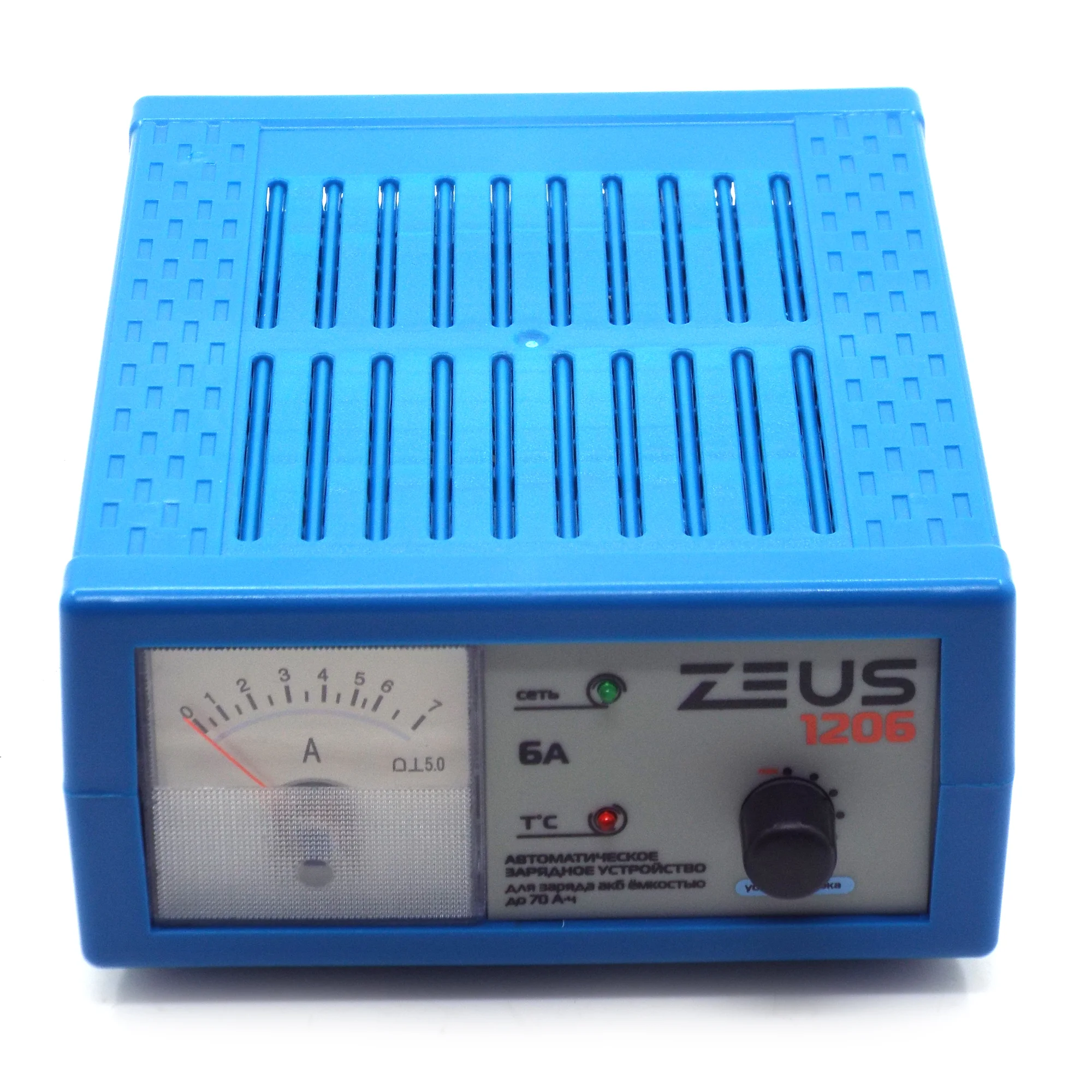 Зарядное устройство ZEUS 1206 12В 6А (автомат.) Фото 1