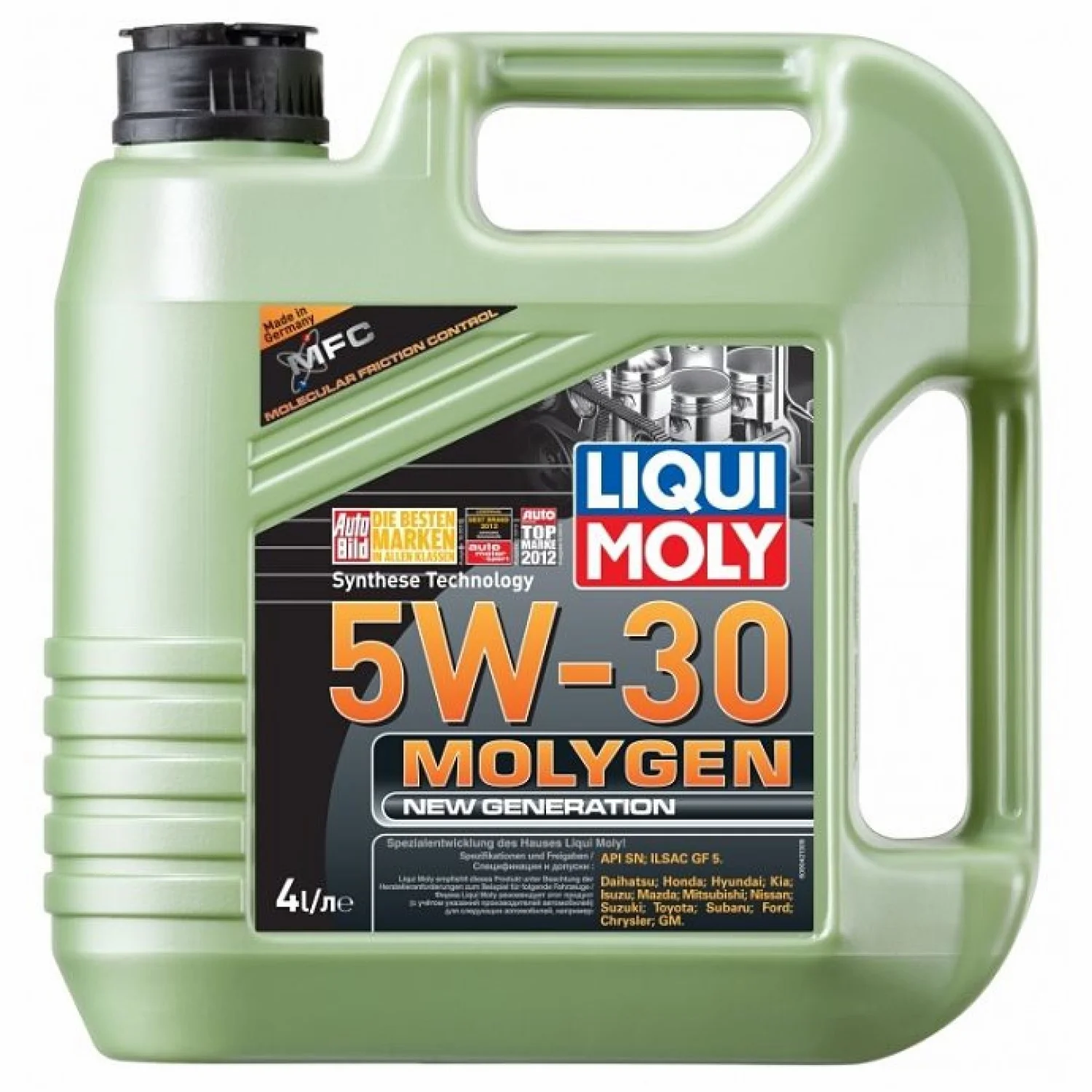 Масло моторное LIQUI MOLY Molygen New Generation 5W-30, 4л