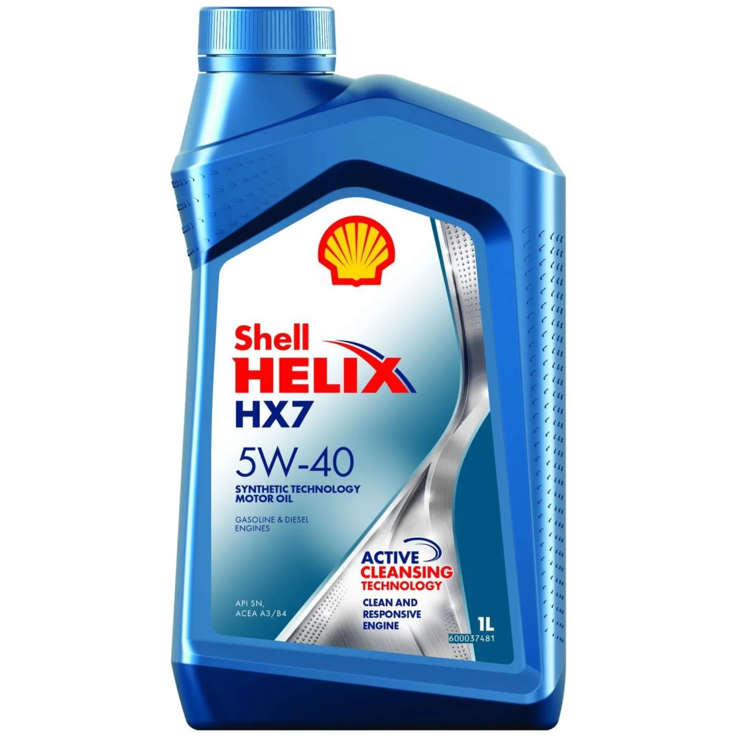 Масло моторное SHELL Helix HX7 5W-40, 1л Фото 1