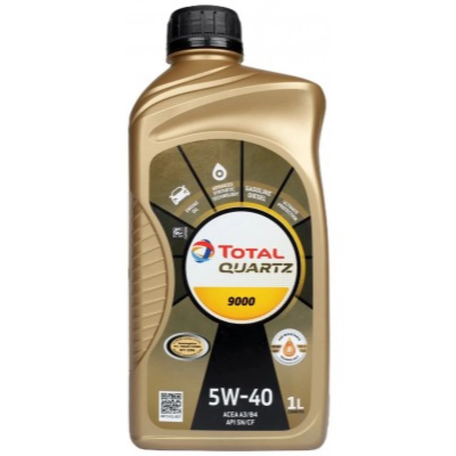 Масло моторное TOTAL Quartz 9000 5W-40, 1л Фото 1
