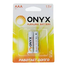 Батарейка ONYX LR03 AAA 1.5V BL*2 Фото 1
