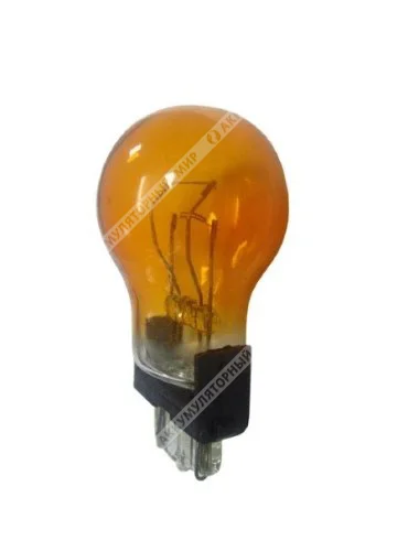 Лампа накаливания WP21/5W 12V W2.5x16d Orange МАЯК 61157 РАСПРОДАЖА Фото 1