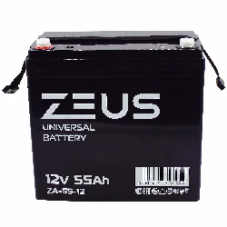 Аккумулятор ZEUS ZA-55-12 (универсальный) Фото 1