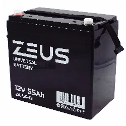 Аккумулятор ZEUS ZA-55-12 (универсальный) Фото 1