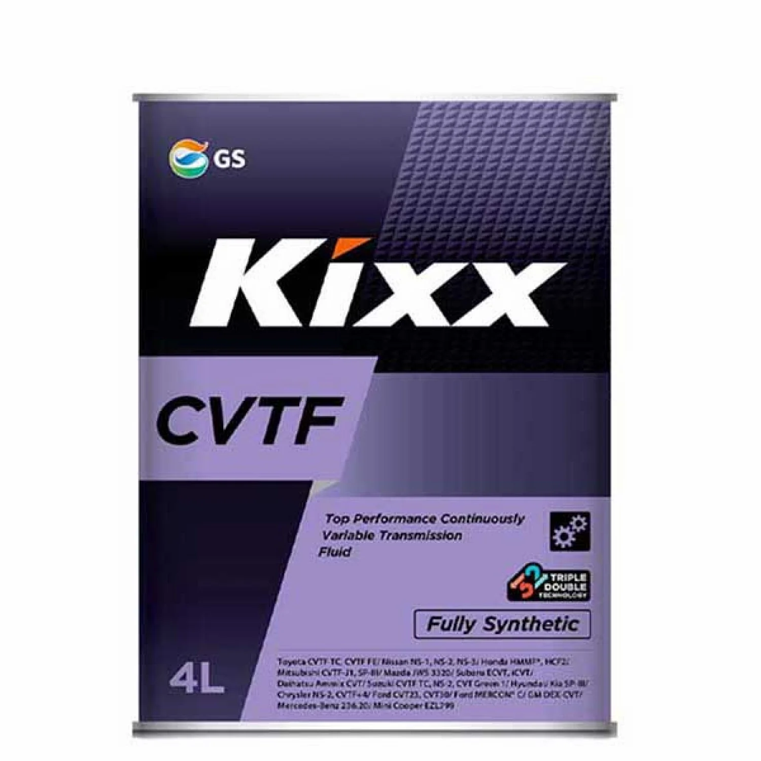 Масло трансмиссионное KIXX CVTF, 4л Фото 1