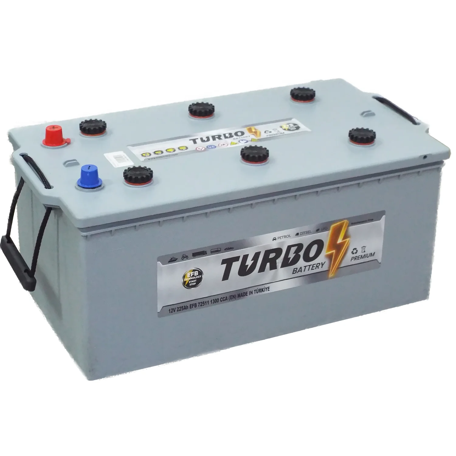Аккумулятор TURBO EFB 225 Ач о.п. Фото 1
