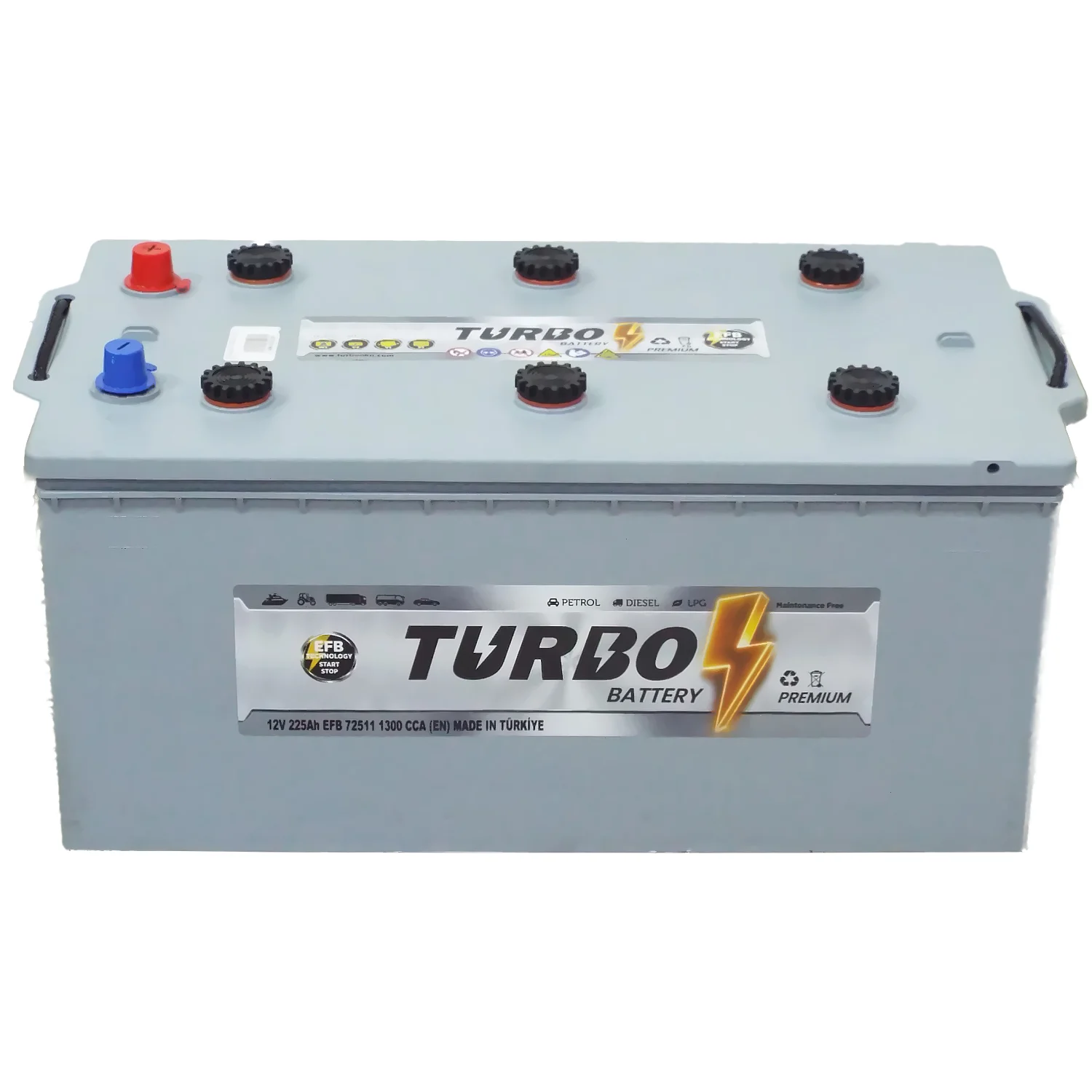 Аккумулятор TURBO EFB 225 Ач о.п. Фото 1