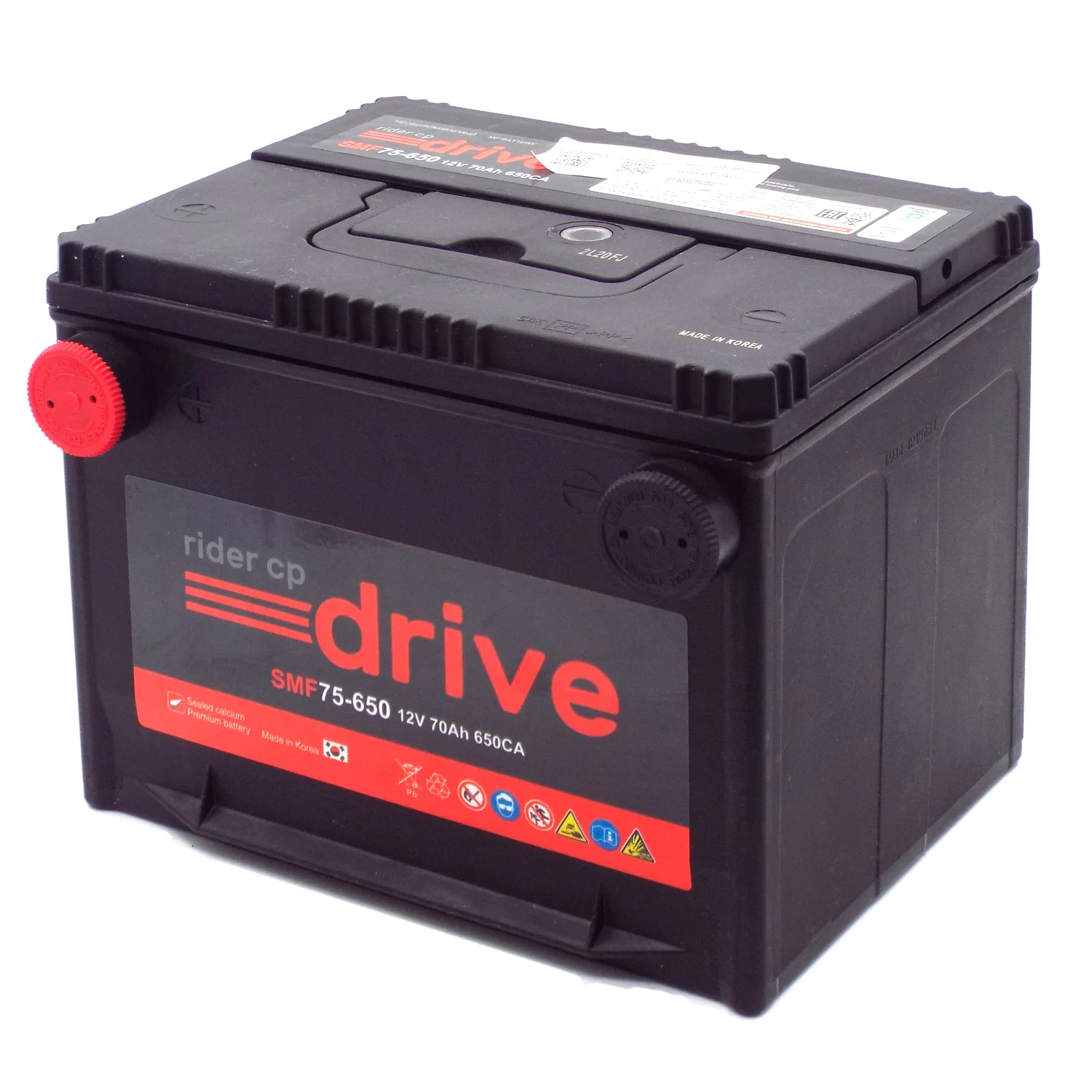 Аккумулятор RIDER SMF 78-750 75 Ач боковые клеммы Фото 1