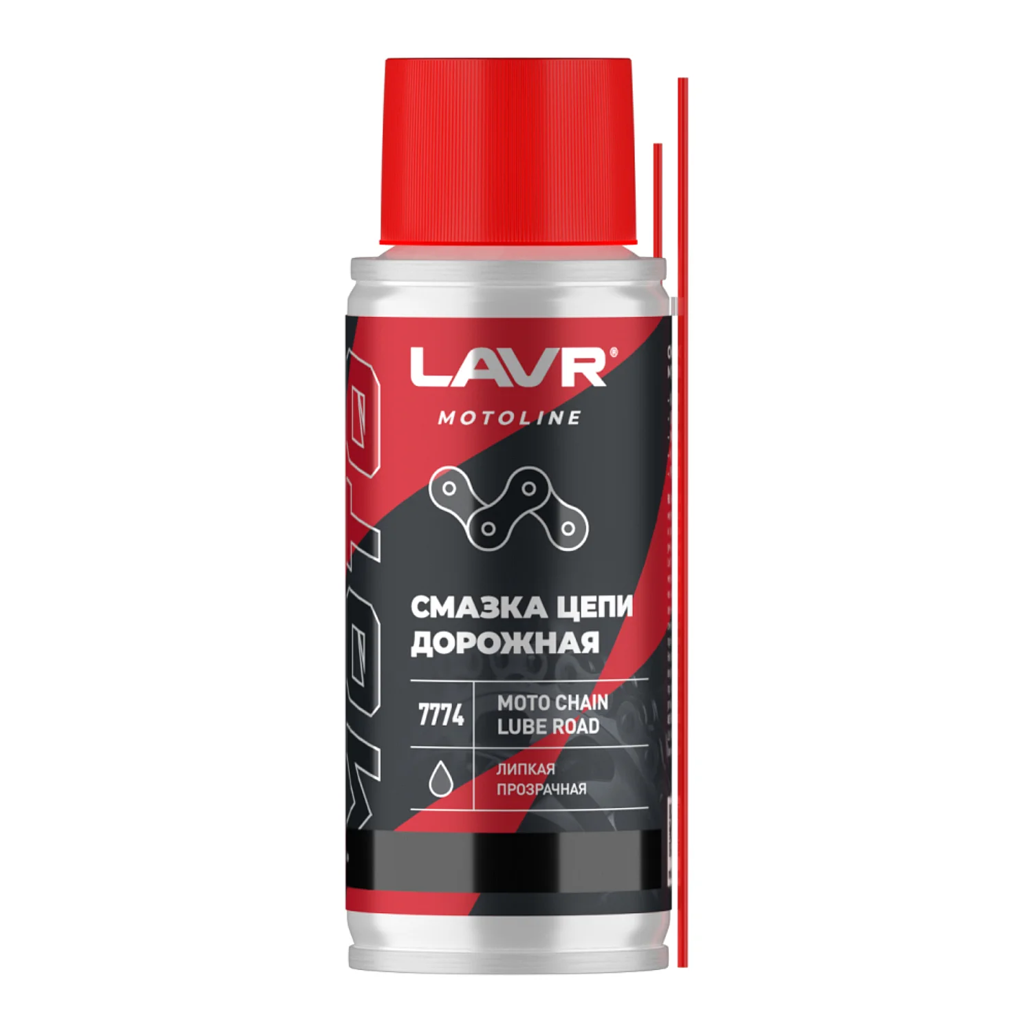 Смазка цепи дорожная для мотоциклов LAVR MOTO 140мл Ln7774