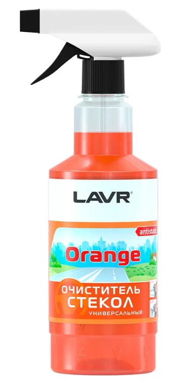 Очиститель стекол Orange LAVR, 500 мл / Ln1610 Фото 1