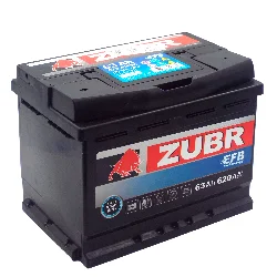 Аккумулятор ZUBR EFB 63 Ач п.п. Фото 1