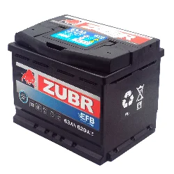 Аккумулятор ZUBR EFB 63 Ач п.п. Фото 1