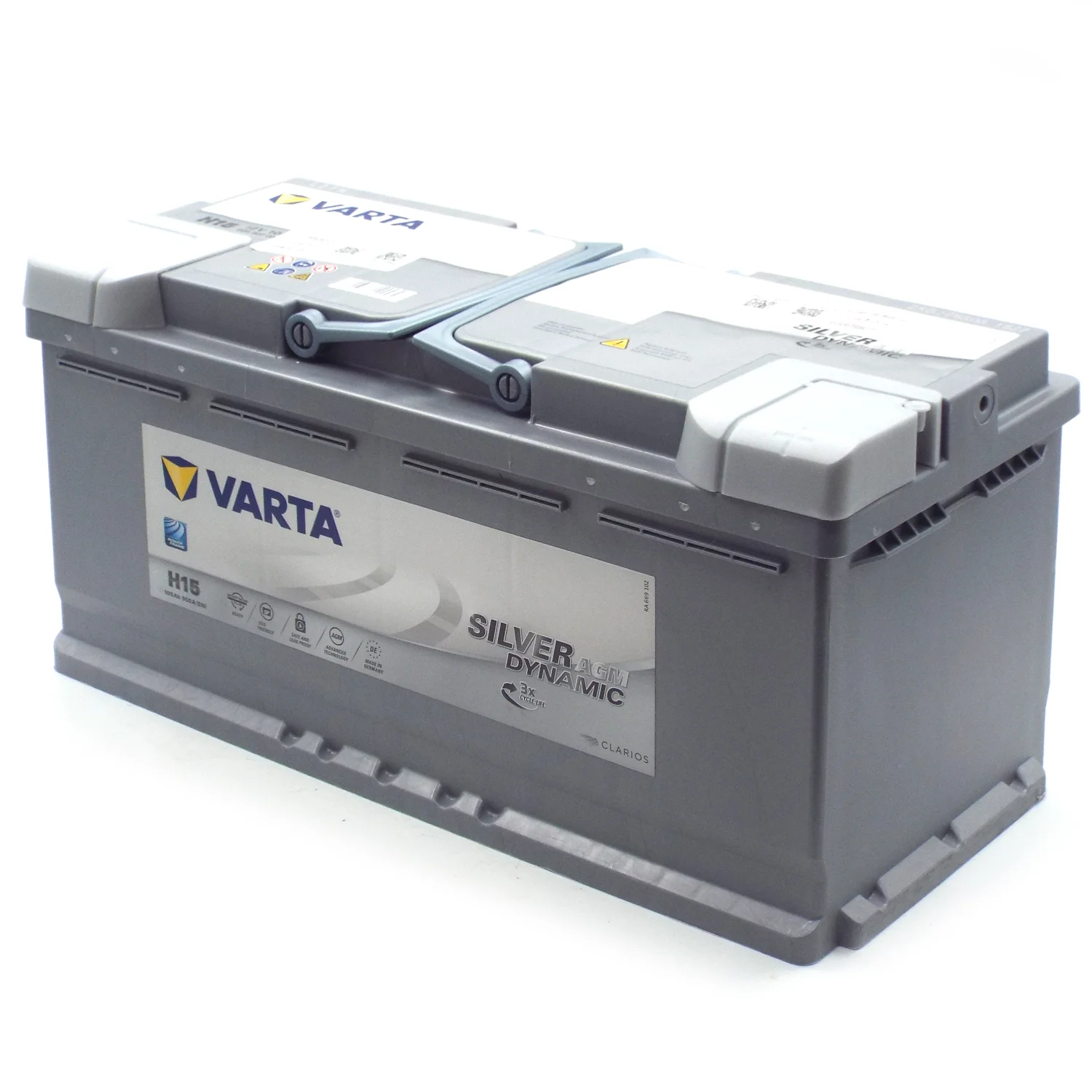 Аккумулятор VARTA Silver Dynamic AGM Н15 (A4) 105 Ач о.п. Фото 1