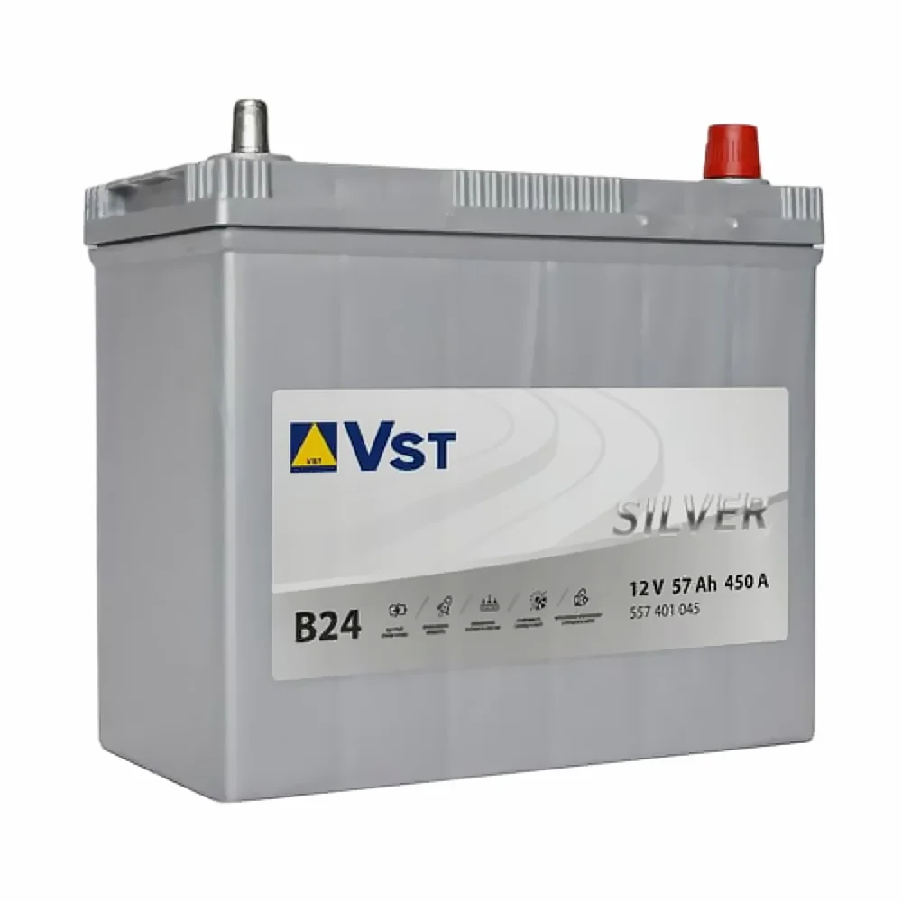 Аккумулятор VST Silver Asia B24 57 Ач о.п.