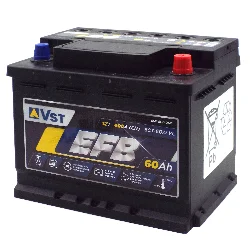 Аккумулятор VST EFB 60 Ач о.п. Фото 1