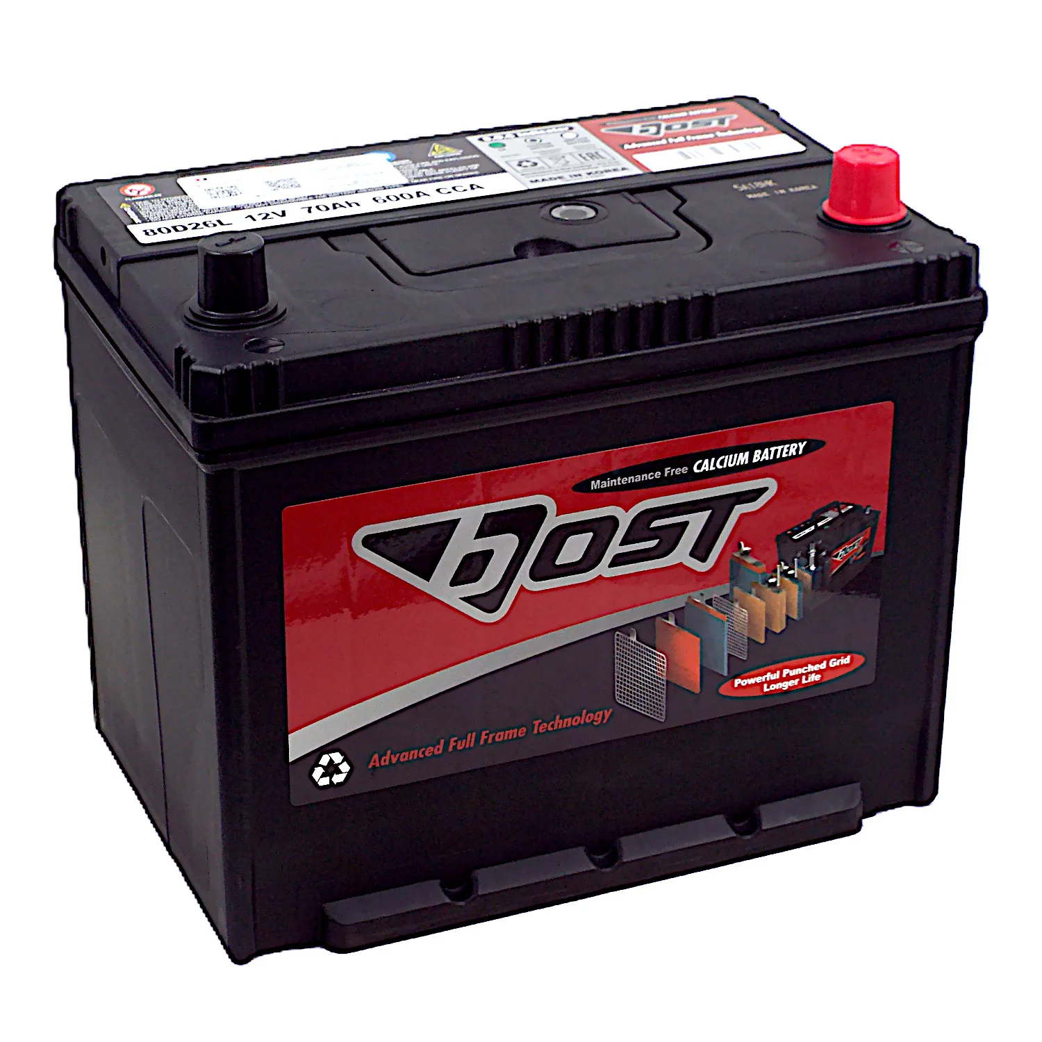 Аккумулятор BOST ASIA 80D26L 70 Ач о.п.