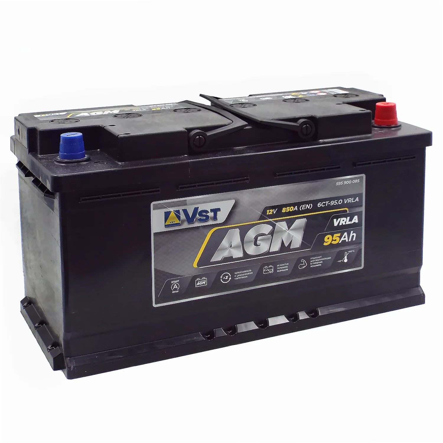 Аккумулятор VST AGM 95 Ач о.п.