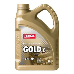 Масло моторное TEBOIL Gold L 5W-40, 4л РАСПРОДАЖА Фото 1